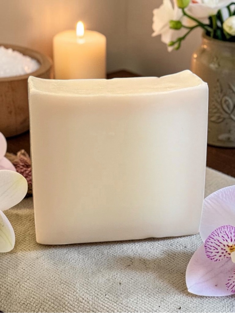 Goat Milk Soap Luxury Hydration Skincare Beauty by Orchid & Vine 1 Bar